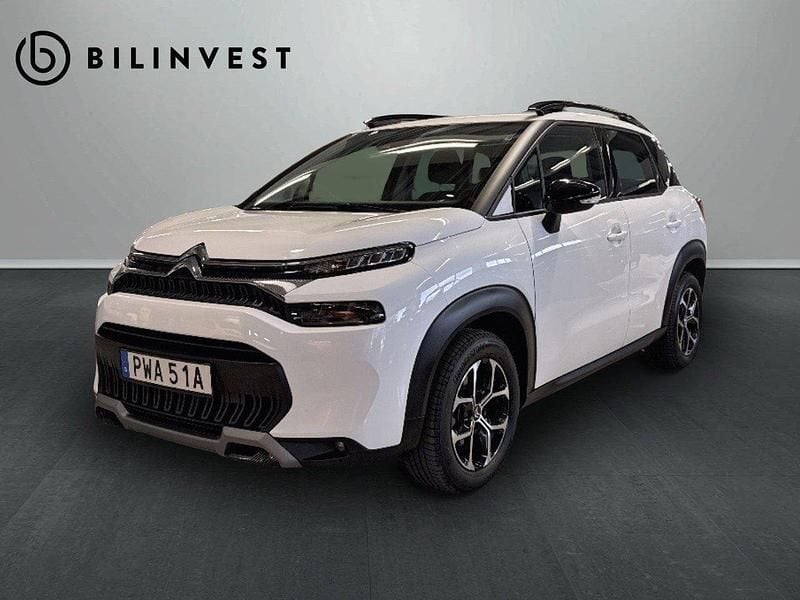 Vit Begagnad 2024 Citroën C3 Aircross Shine SUV | 204 900 kr (Bra pris) - Bild 1/4