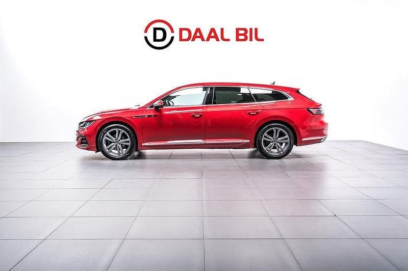 Röd Begagnad 2021 VW Arteon R-line Kombi | 309 700 kr (Marknadspris) - Bild 1/4