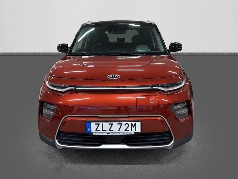 Begagnad Kia Soul EV Advance 150 kW (204 HK) 2020 /se3/ mars orange/cherry black SUV