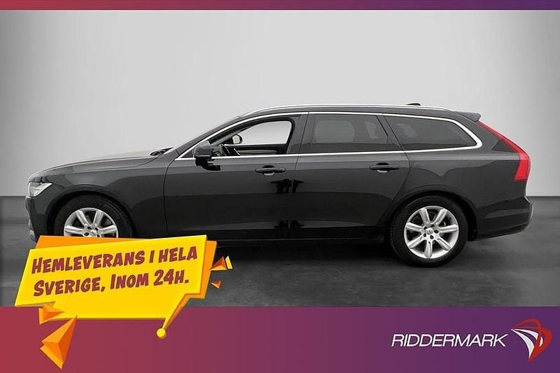 Svart Begagnad 2017 Volvo V90 Momentum Kombi | 219 700 kr (Marknadspris) - Bild 1/3