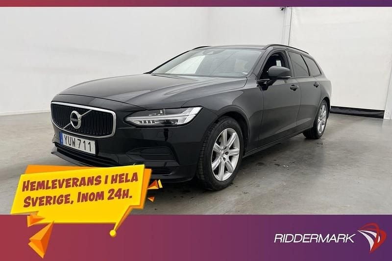 Svart Begagnad 2017 Volvo V90 Kinetic Kombi | 178 800 kr (Marknadspris) - Bild 1/3