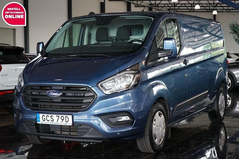 Blå Begagnad 2020 Ford Transit Custom Van | 229 500 kr (Bra pris) - Bild 1/4