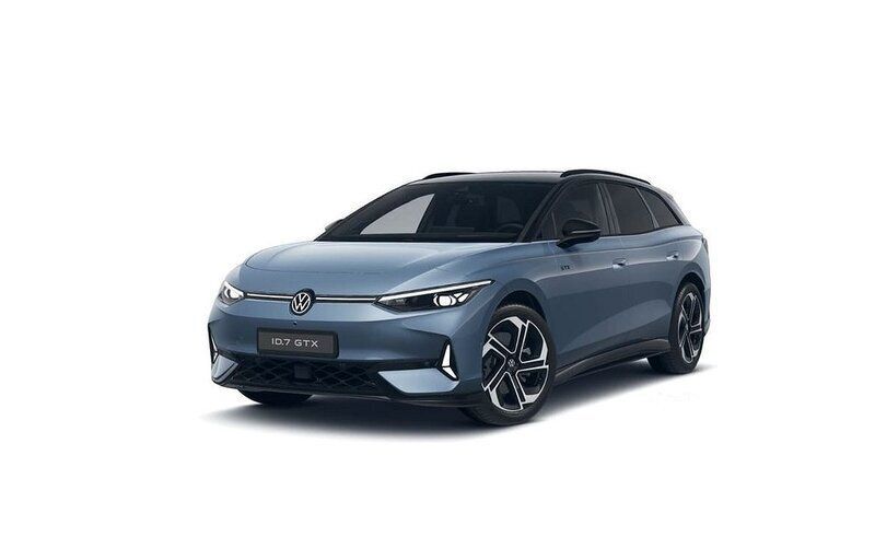 Ljusblå (stonewashed blue metallic) Ny 2025 VW ID.7 GTX Sedan | 715 000 kr (Dyr) - Bild 1/4