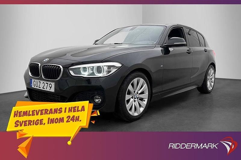 Begagnad BMW 118 M Sport 150 HK (110 kW) 2018 Svart Halvkombi