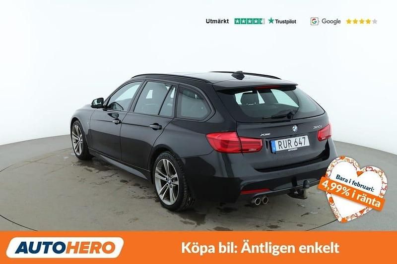 Begagnad BMW 320 M Sport 186 HK (136 kW) 2018 Svart Kombi