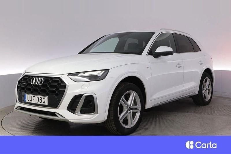 Vit Begagnad 2022 Audi Q5 S-Line SUV | 474 900 kr (Dyr) - Bild 1/4