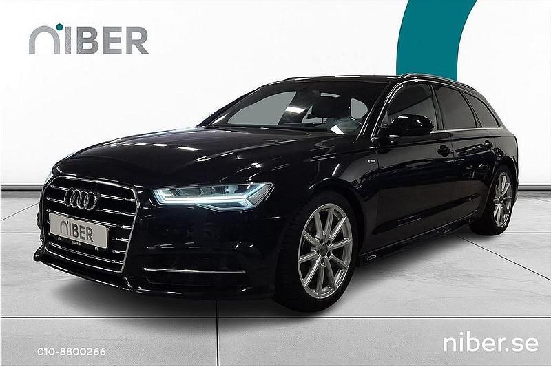 Svart Begagnad 2017 Audi A6 S-Line Kombi | 199 900 kr (Marknadspris) - Bild 1/4