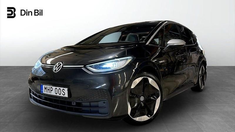 Begagnad VW ID.3 Pro Performance 150 kW (204 HK) 2020 Mörkgrå Halvkombi