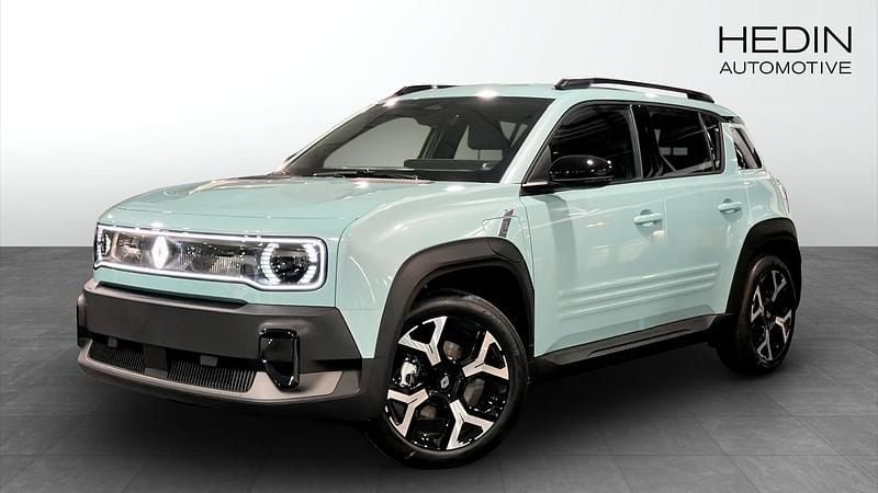 Blå (blue) Ny 2025 Renault 4 E-Tech Techno SUV | 434 900 kr (Marknadspris) - Bild 1/4