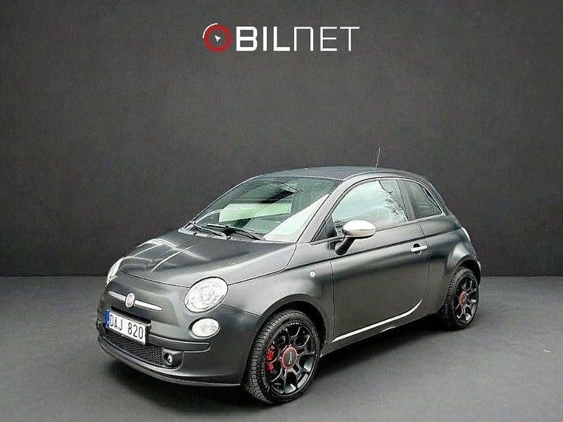 Begagnad Fiat 500 Sport 101 HK (74 kW) 2011 Svart Halvkombi