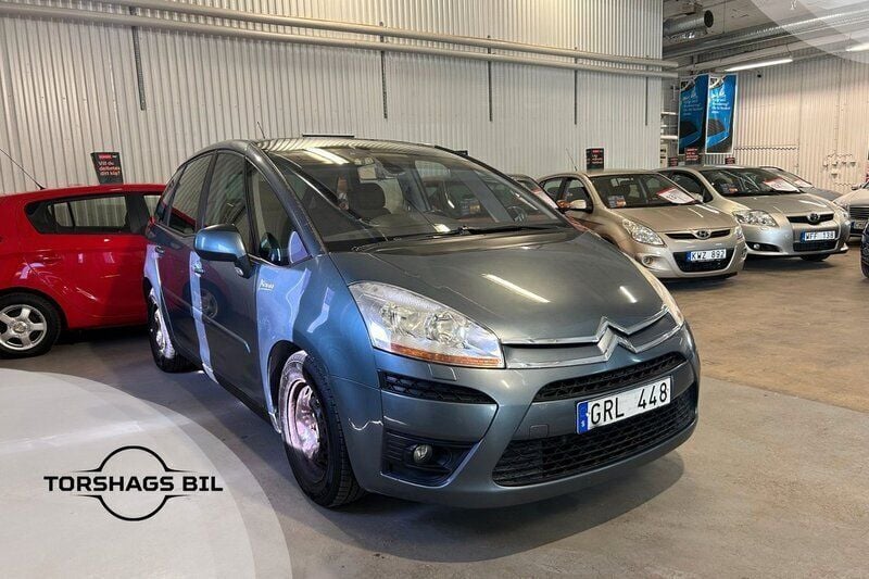 Mörkgrå Begagnad 2007 Citroën C4 Picasso Minibuss | 19 900 kr (Marknadspris) - Bild 1/4