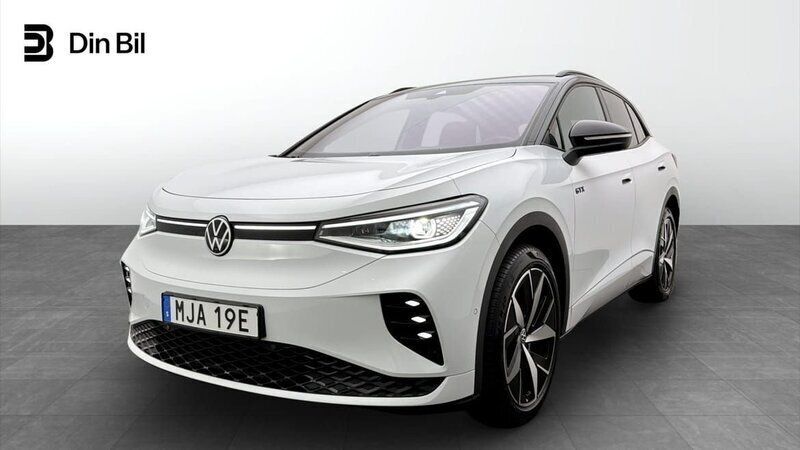 Vit Begagnad 2023 VW ID.4 GTX SUV | 449 900 kr (Marknadspris) - Bild 1/4