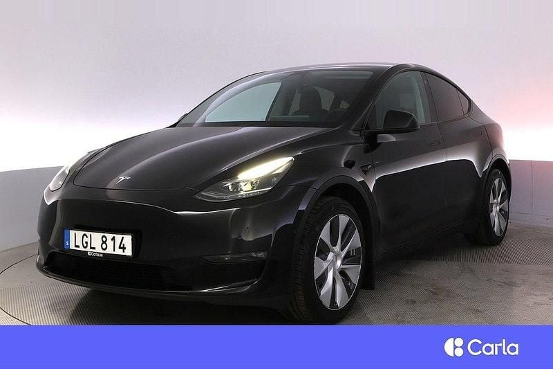 Svart Begagnad 2022 Tesla Model Y Long Range SUV | 389 900 kr (Superpris) - Bild 1/4