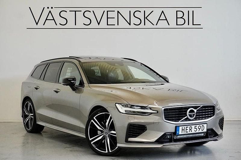 Grå Begagnad 2020 Volvo V60 R-Design Kombi | 269 000 kr (Superpris) - Bild 1/4