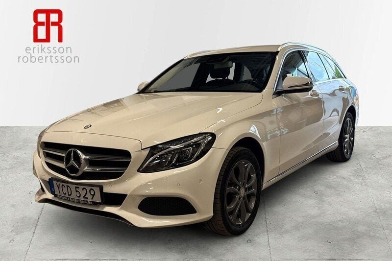 Vit Begagnad 2016 Mercedes C220 Kombi | 229 900 kr (Marknadspris) - Bild 1/4