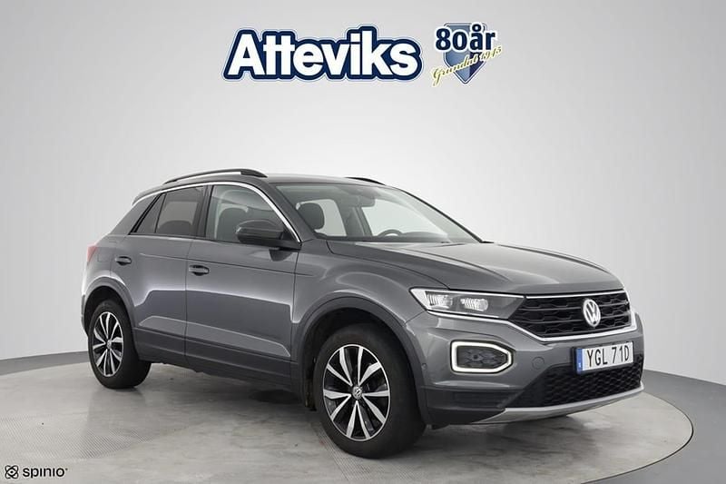 Mörkgrå Begagnad 2019 VW T-Roc SUV | 174 000 kr (Marknadspris) - Bild 1/4