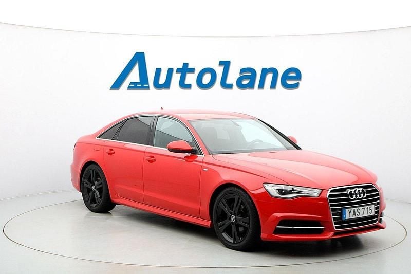 Röd Begagnad 2015 Audi A6 S-Line Sedan | 219 900 kr (Marknadspris) - Bild 1/3
