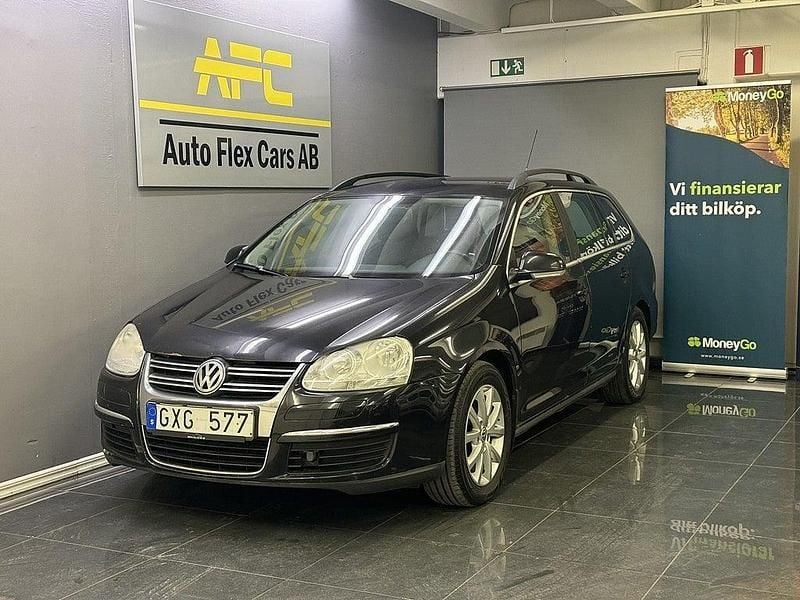 Svart Begagnad 2008 VW Golf VI Kombi | 24 900 kr (Marknadspris) - Bild 1/4