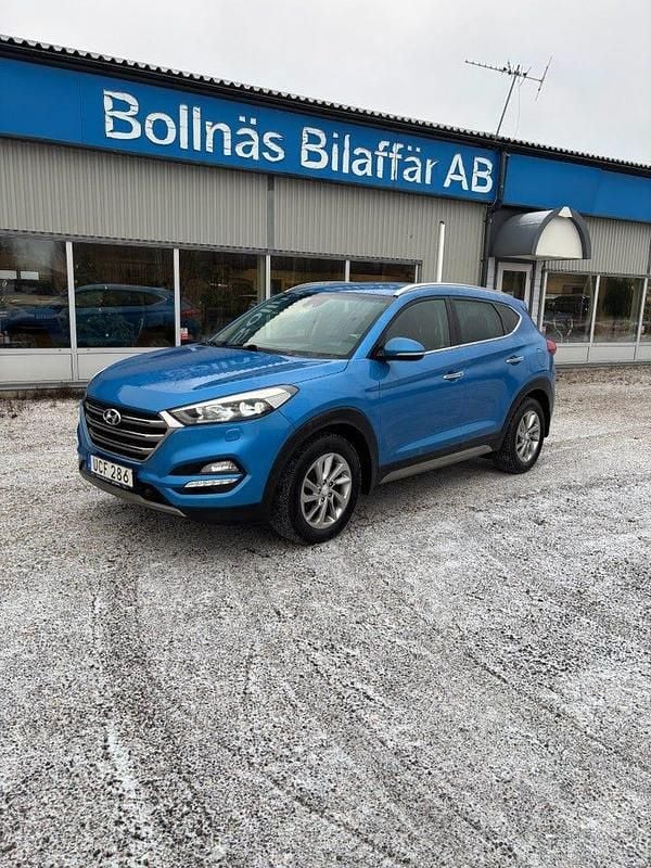 Begagnad Hyundai Tucson 177 HK (130 kW) 2018 Blå SUV