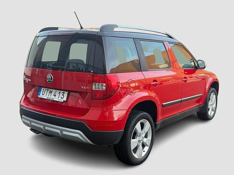 Begagnad Skoda Yeti Outdoor 125 HK (91 kW) 2016 Röd SUV
