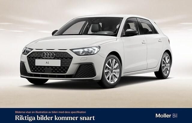 Vit (cortinavit) Begagnad 2023 Audi A1 Sportback Proline Halvkombi | 214 900 kr (Bra pris) - Bild 1/4