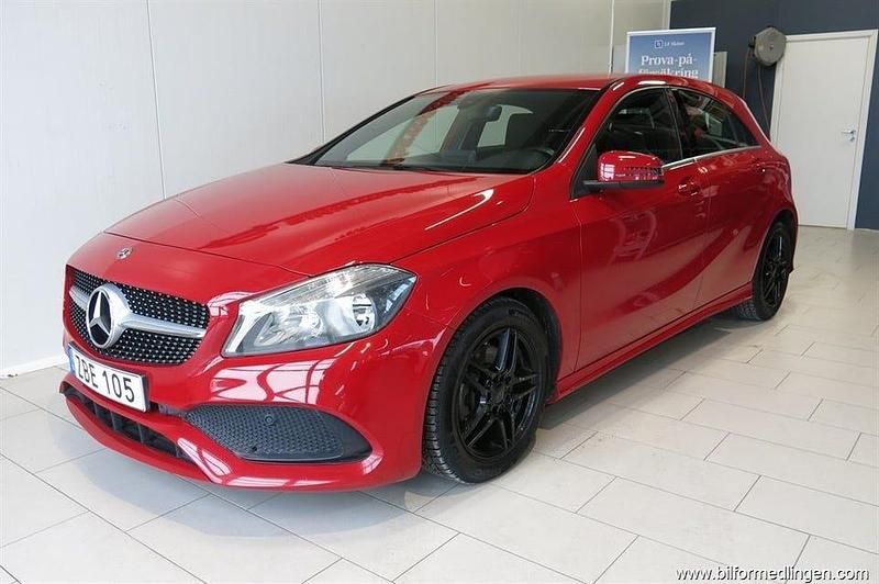 Begagnad Mercedes A180 AMG 122 HK (89 kW) 2017 Röd Halvkombi