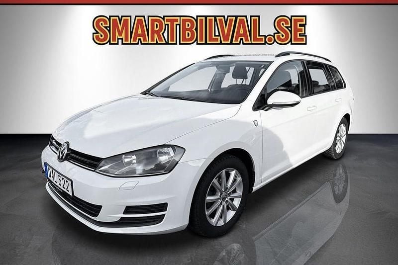 Begagnad VW Golf VII 110 HK (80 kW) 2015 Vit Kombi
