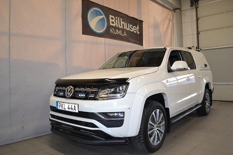 Vit Begagnad 2020 VW Amarok Highline Pickup | 411 250 kr - Bild 1/4