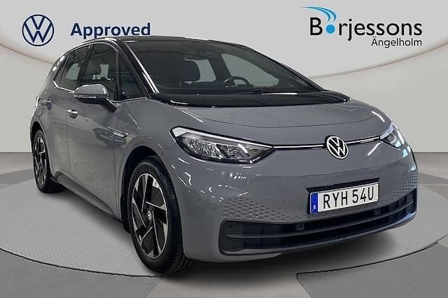 Grå Begagnad 2022 VW ID.3 Pro Performance Halvkombi | 254 000 kr (Bra pris) - Bild 1/4