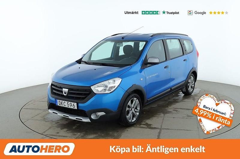 Begagnad Dacia Lodgy Stepway 116 HK (85 kW) 2016 Blå Minibuss
