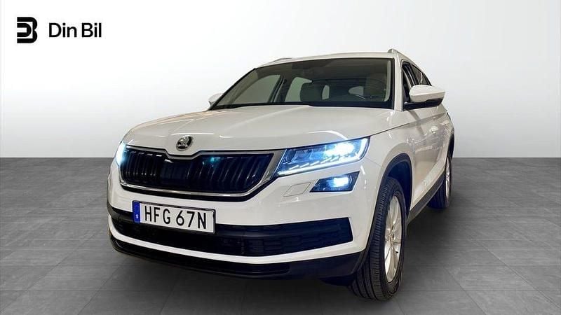 Vit Begagnad 2019 Skoda Kodiaq Business Line SUV | 264 900 kr (Bra pris) - Bild 1/4