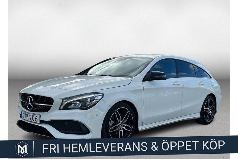 Vit Begagnad 2016 Mercedes CLA220 AMG Sedan | 194 900 kr (Marknadspris) - Bild 1/4