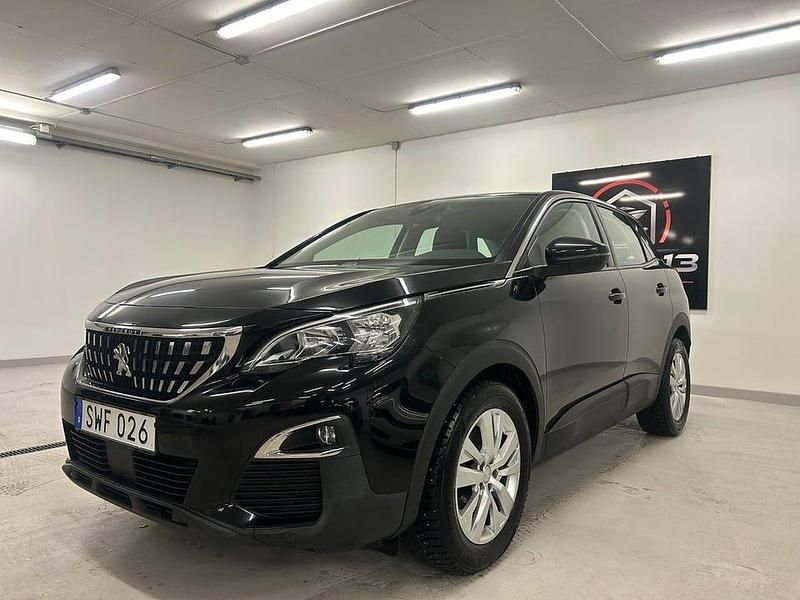 Svart Begagnad 2017 Peugeot 3008 Active SUV | 144 900 kr (Marknadspris) - Bild 1/4