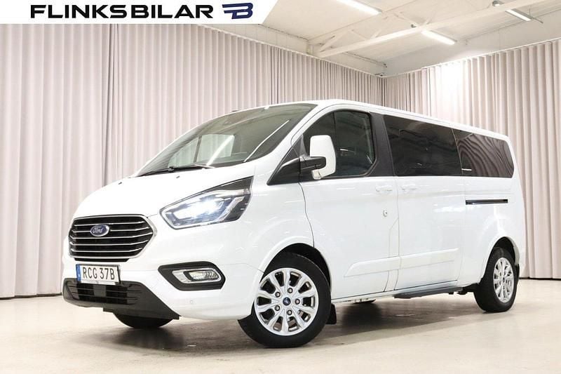 Vit Begagnad 2020 Ford Tourneo Custom Minibuss | 334 900 kr (Marknadspris) - Bild 1/4