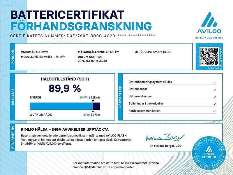 Begagnad BMW X5 M Sport 286 HK (210 kW) 2023 Ljusbrun SUV