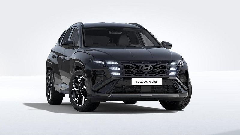Abyss black pearl Begagnad 2024 Hyundai Tucson N Line SUV | 445 800 kr (Dyr) - Bild 1/4