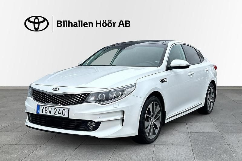 Vit Begagnad 2015 Kia Optima Launch Edition Sedan | 189 900 kr (Marknadspris) - Bild 1/4