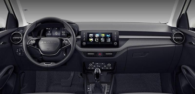 Ny Skoda Fabia 116 HK (85 kW) 2025 Candy white Halvkombi