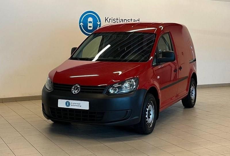 Begagnad VW Caddy 109 HK (80 kW) 2015 Röd Minibuss