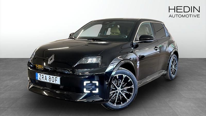 Svart (black) Begagnad 2025 Renault R5 Iconic Halvkombi | 384 900 kr (Marknadspris) - Bild 1/4