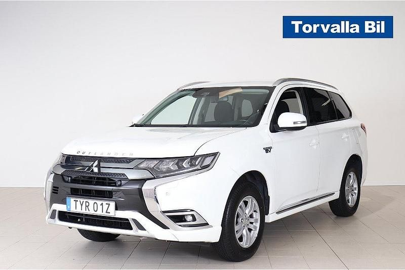 Vit Begagnad 2019 Mitsubishi Outlander P-HEV Edition SUV | 229 700 kr (Lite dyr) - Bild 1/4
