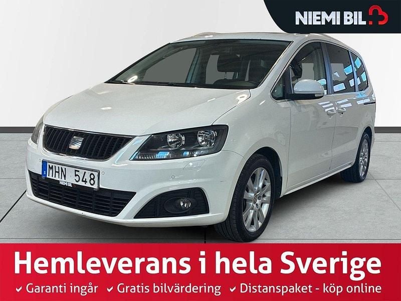 Vit Begagnad 2013 Seat Alhambra Minibuss | 114 900 kr (Marknadspris) - Bild 1/3