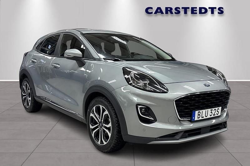 Grå Begagnad 2020 Ford Puma Titanium SUV | 189 900 kr (Lite dyr) - Bild 1/4