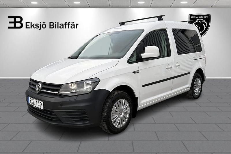 Begagnad VW Caddy 110 HK (80 kW) 2018 Vit Minibuss