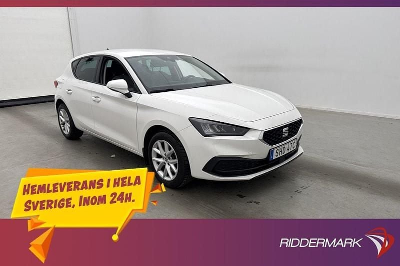 Vit Begagnad 2020 Seat Leon Style Halvkombi | 169 800 kr (Marknadspris) - Bild 1/3