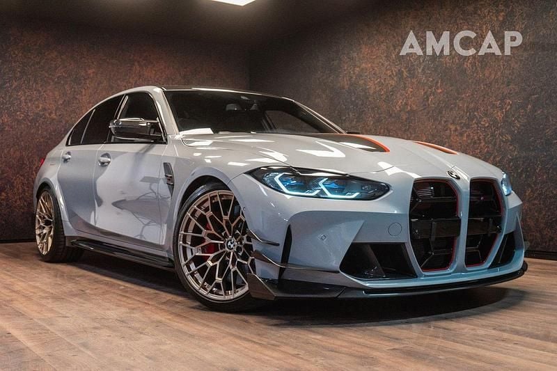 Grå Begagnad 2023 BMW M3 Performance Sedan | 1 595 500 kr - Bild 1/4