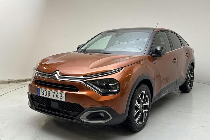 Orange Begagnad 2021 Citroën e-C4 Exclusive | 189 800 kr (Marknadspris) - Bild 1/4