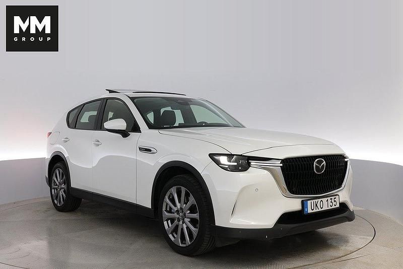 Vit Begagnad 2023 Mazda CX-60 Exclusive-Line SUV | 479 000 kr (Marknadspris) - Bild 1/4