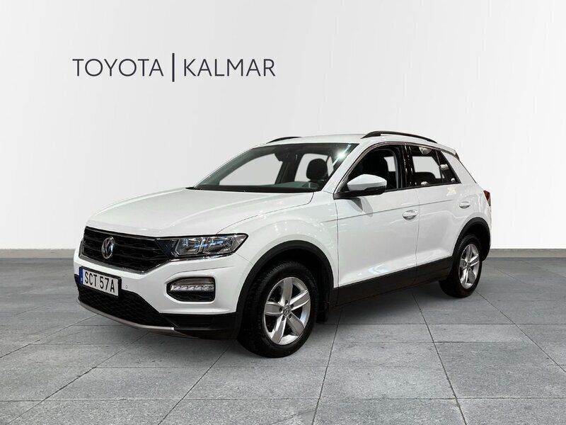 Vit Begagnad 2020 VW T-Roc SUV | 207 900 kr (Bra pris) - Bild 1/4