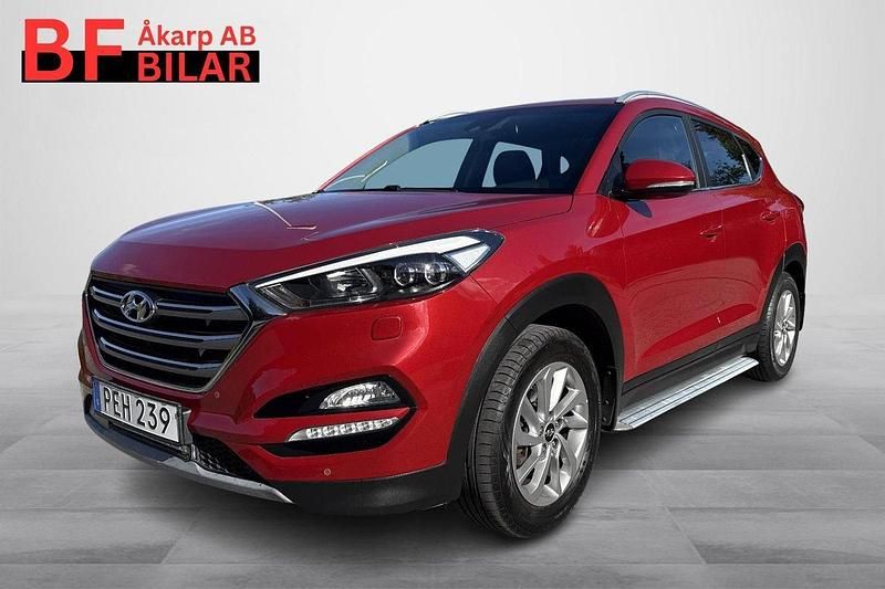 Röd Begagnad 2016 Hyundai Tucson SUV | 179 500 kr (Marknadspris) - Bild 1/4